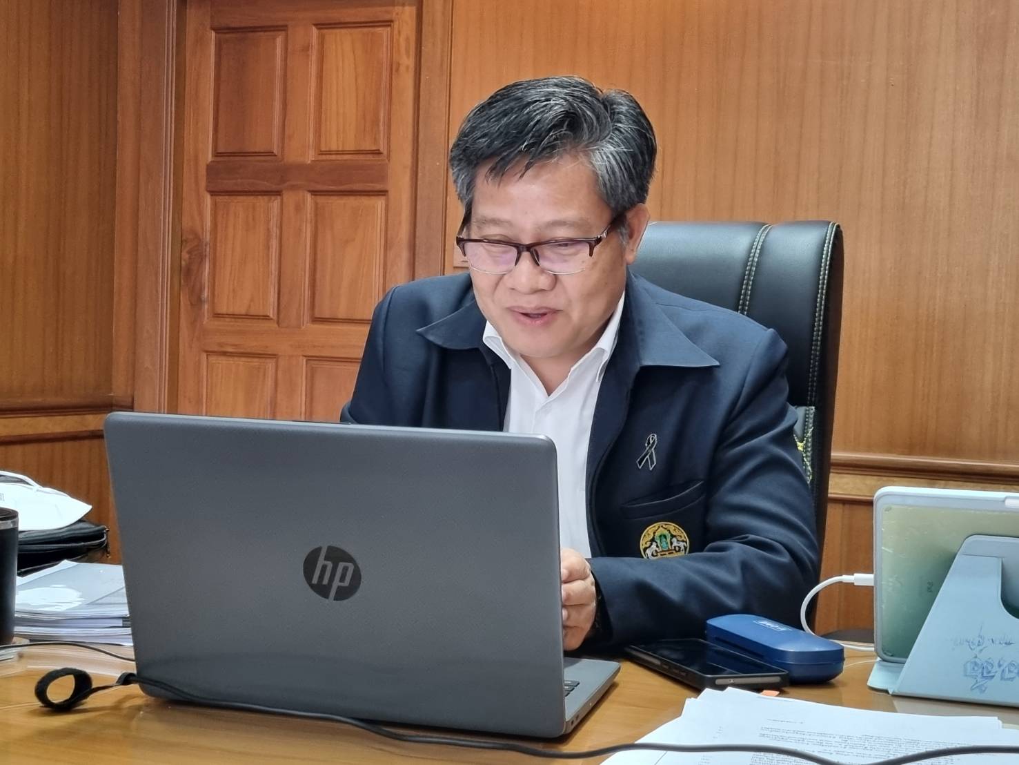 จัดโครงการอบรมการใช้งานระบบสารสนเทศครุภัณฑ์คอมพิวเตอร์ผ่านระบบออนไลน์